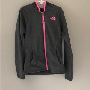 Girls Northface lightweight athletic jacket